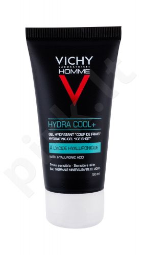 Vichy Homme, Hydra Cool+, veido želė vyrams, 50ml