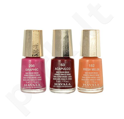 MAVALA Mini Color, nagų lakas moterims, 5ml, (38 Silver)