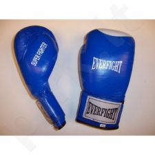 Bokso pirštinės EVERFIGHT Super Fighter 10 oz mėlyna