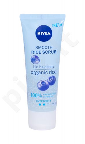 Nivea Rice Scrub, Blueberry, pilingas moterims, 75ml