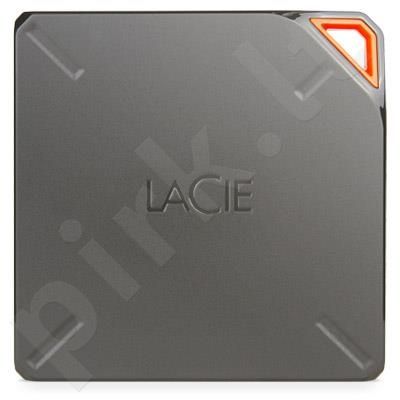 Bevielis išorinis diskas LaCie Fuel 1TB USB3, WiFi spindulys 45m, Iki 10 val