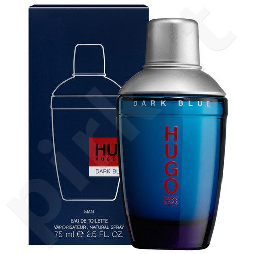 HUGO BOSS Hugo Dark Blue, tualetinis vanduo vyrams, 75ml [pažeista pakuotė]