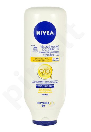 Nivea Q10 Plus, In-Shower Firming Body Lotion, kūno pienelis dušui moterims, 250ml