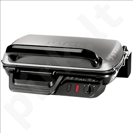 TEFAL GC6000 Grill, Removable plates, Non-stick coating, Adjustable thermostat, Power 2400W, Dark silver-Black