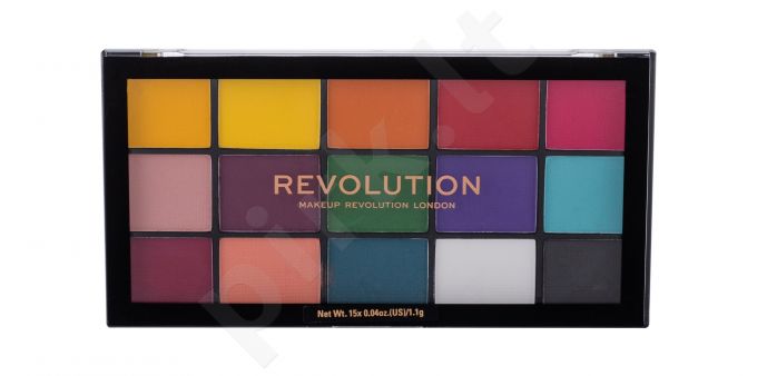 Makeup Revolution London Re-loaded, akių šešėliai moterims, 16,5g, (Marvellous Mattes)