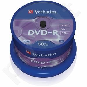 DVD+R Verbatim [ cake box 50 | 4.7GB | 16x | matte silver ]