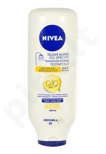 Nivea Q10 Plus, In-Shower Firming Body Lotion, kūno pienelis dušui moterims, 400ml