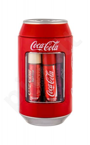 Lip Smacker Lip Balm, Coca-Cola, rinkinys lūpų balzamas vaikams, (lūpų balzamas 6 x 4 g)