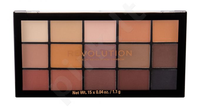 Makeup Revolution London Re-loaded, akių šešėliai moterims, 16,5g, (Basic Mattes)