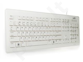 Klaviatūra Natec Zander USB, Balta