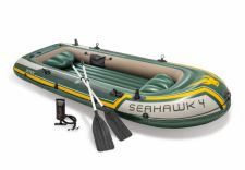 68351 Pripučiama valtis su irklais ir pompa Seahawk 4, 4 asmenims - Intex